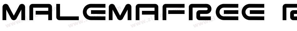 malemafree regular字体转换